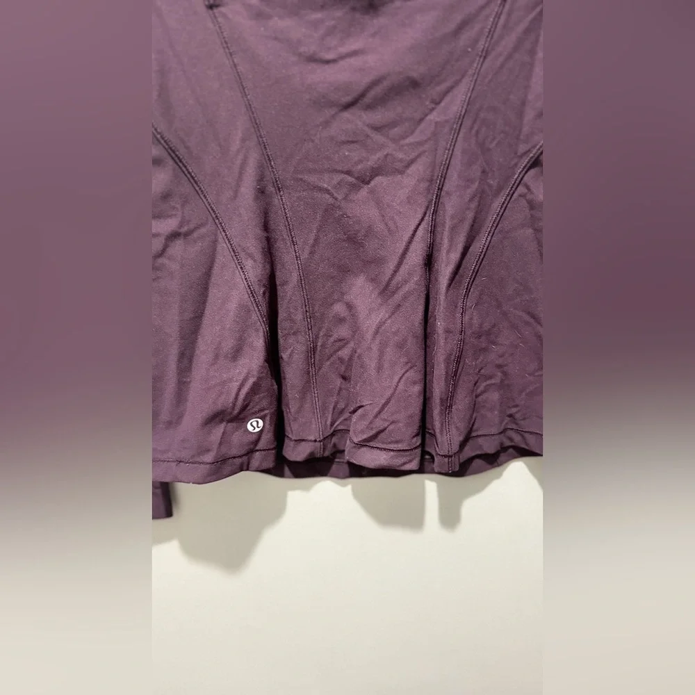 Lululemon Fresh Tracks 1/2 Zip Pullover - Black Cherry - Picture 5 of 6